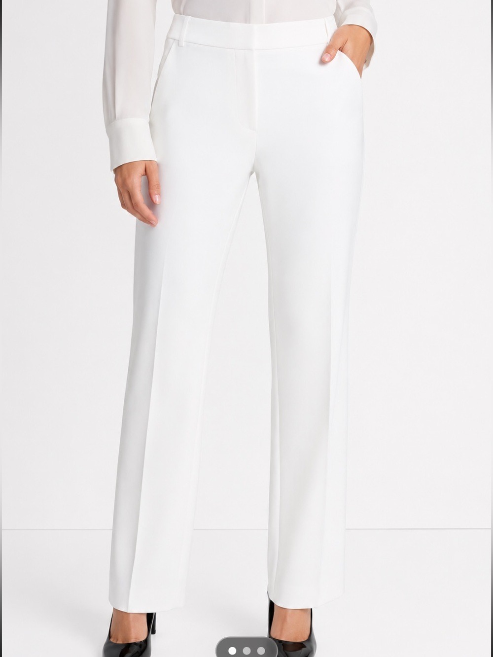 NWT $89 DKNY Sullivan St. Slash Pocket Fit & Flare Pants